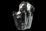 Lustrous Ilvaite Crystal Cluster with Quartz - Inner Mongolia #173101-1